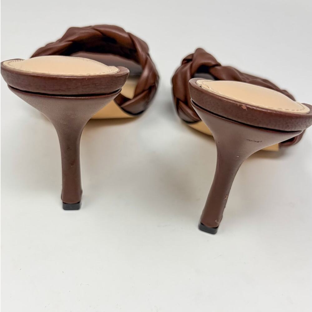 NWOT Marc Fisher Women's Draya Braided Mule Sandals Brown Size 7.5 - Picture 11 of 14